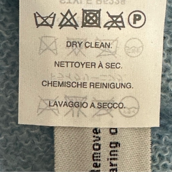 Jcrew Mohair V neck Cardigan Sweater Light Blue - Picture 7 of 7